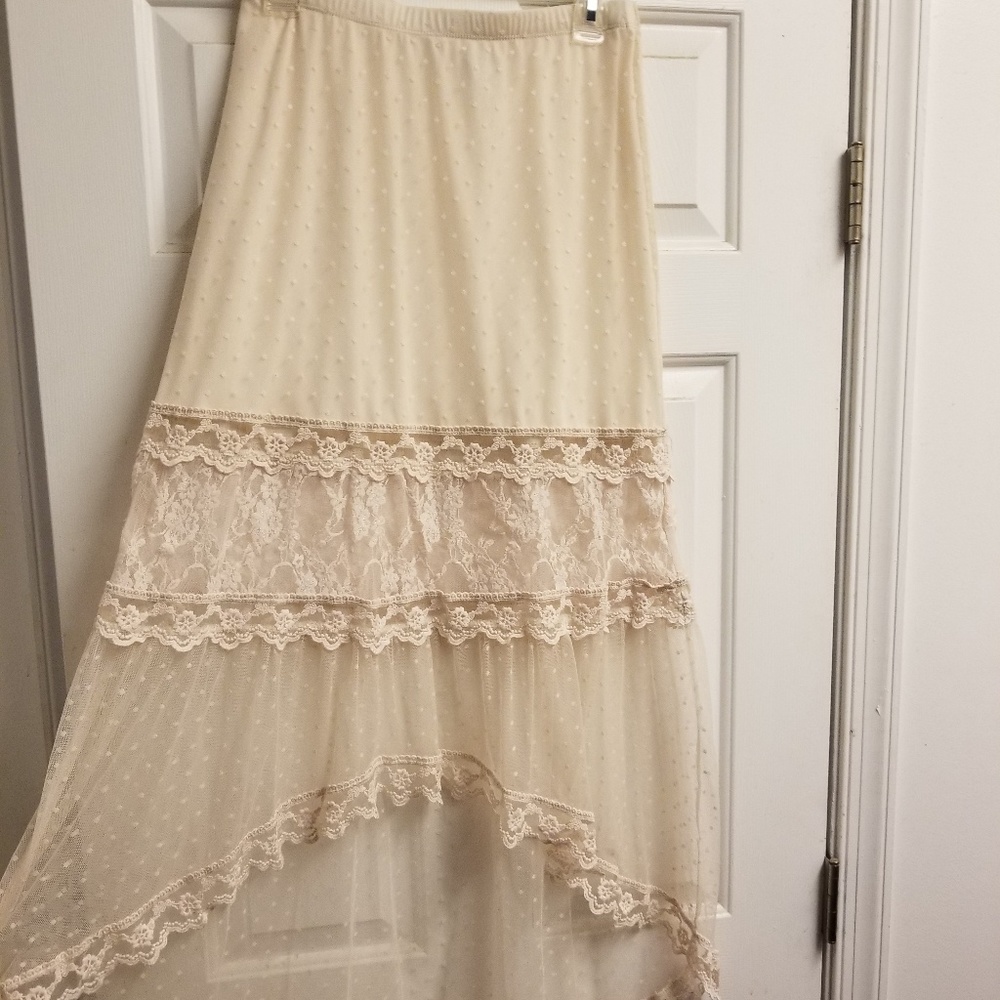 Size large sheer skirt